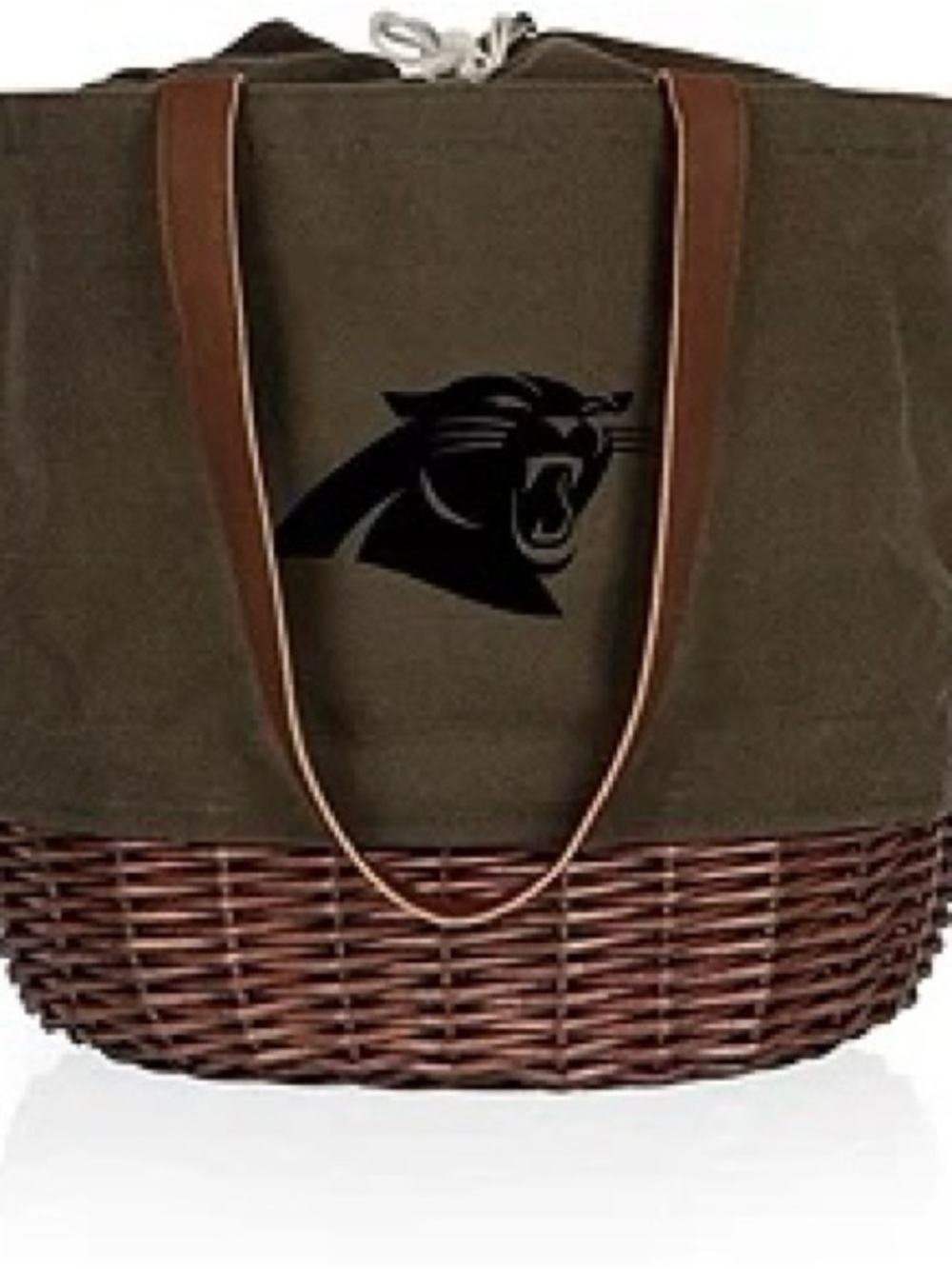 Picnic Time Carolina Panthers Coronado Basket Tote